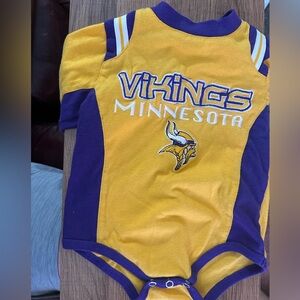 Minnesota Vikings Onesie long sleeve 12m